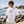 Beach organic oversized high neck t-shirt